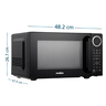 B-Mabe-Horno-Microondas-25Lts-Negro-HMM09CHNJ-Izquierda