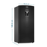 C_Mabe_Refrigerador_235Lts_Black_Steel_RMU235NACC_Isometrico