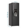 C_Mabe_Refrigerador_247Lts_Grafito_RMA247FXCG_Isometrico