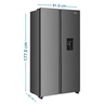 C_Mabe_Refrigerador_520Lts_Inox_MSD565QMLSS0_Isometrico