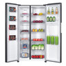 E-Mabe-Refrigeracion-480L-Black-Steel-MSL480LMLPS0-Frontal-Con-Props