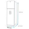 F_Mabe_Refrigerador_264L_Platinum_RMA264PJET_Isometrico