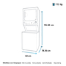 Centro de Lavado de 20 kg Diamond Gray Mabe - MCLC2040PSDG0