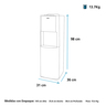 Dispensador de Agua Blanco Mabe - MXCFS7W1