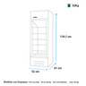 Refrigerador Vertical de 216 Lts. Brutos Blanco Mabe - ALASKAVIT220B1