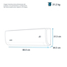 Aire Acondicionado Mini Split Tradicional Solo Frío 220 V 1.5 Toneladas (18,000 BTU) Blanco Mabe - MMT18CDBWCAAXM8