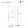 Refrigerador Bottom Freezer 520 L Inoxidable Mabe - RMB520IBMRX0